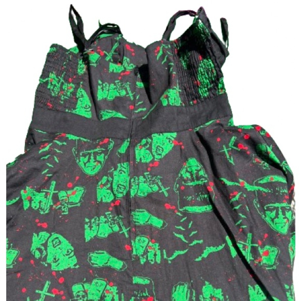 Frnakenstejn horror mini dress
